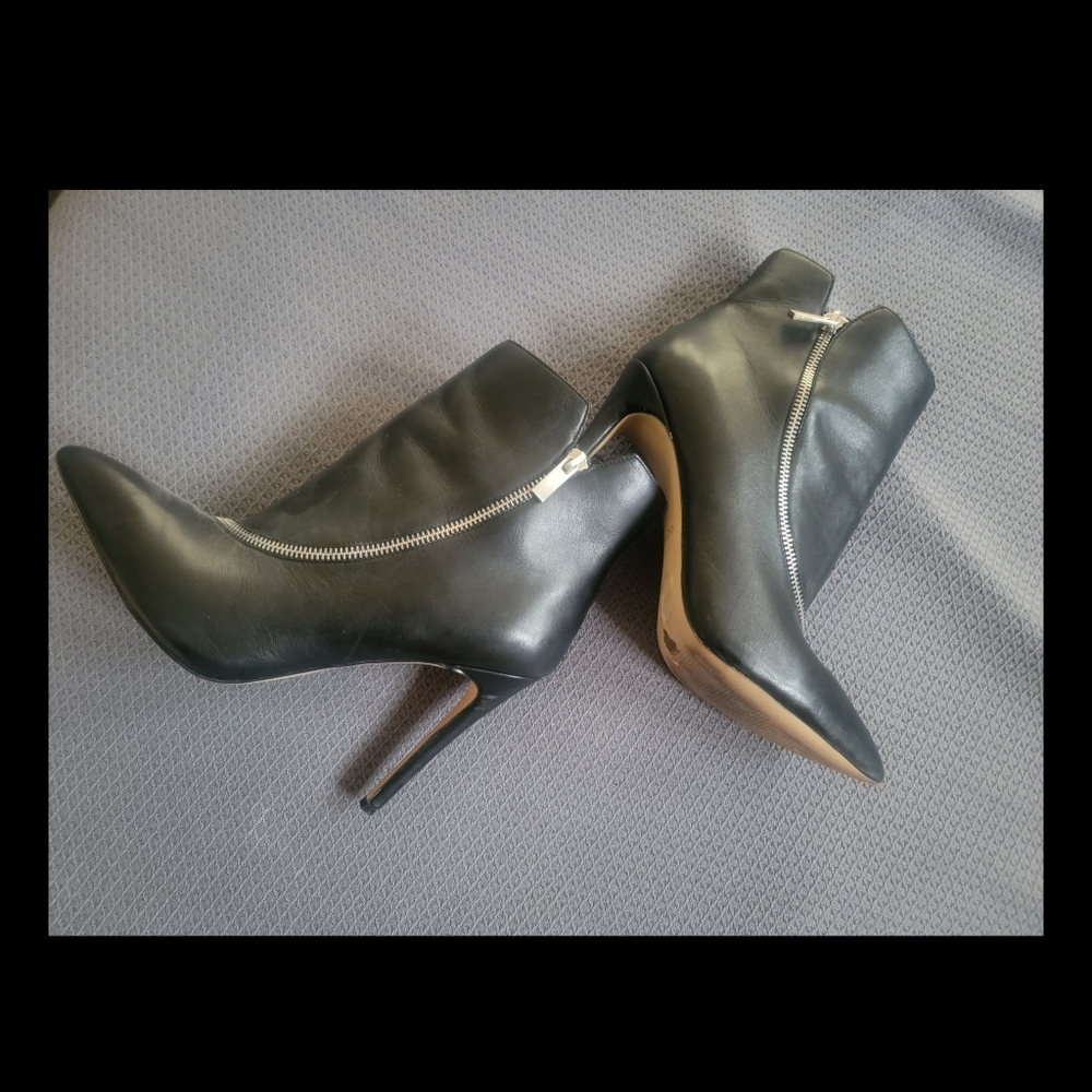 Aldo Zipper Detail Booties